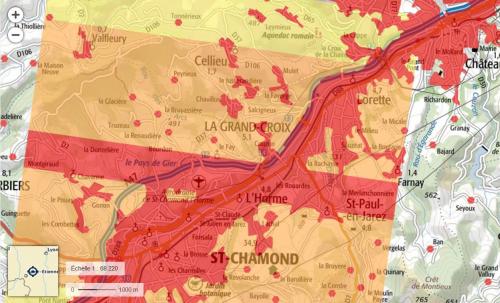 Carte de restriction pour drones de loisir